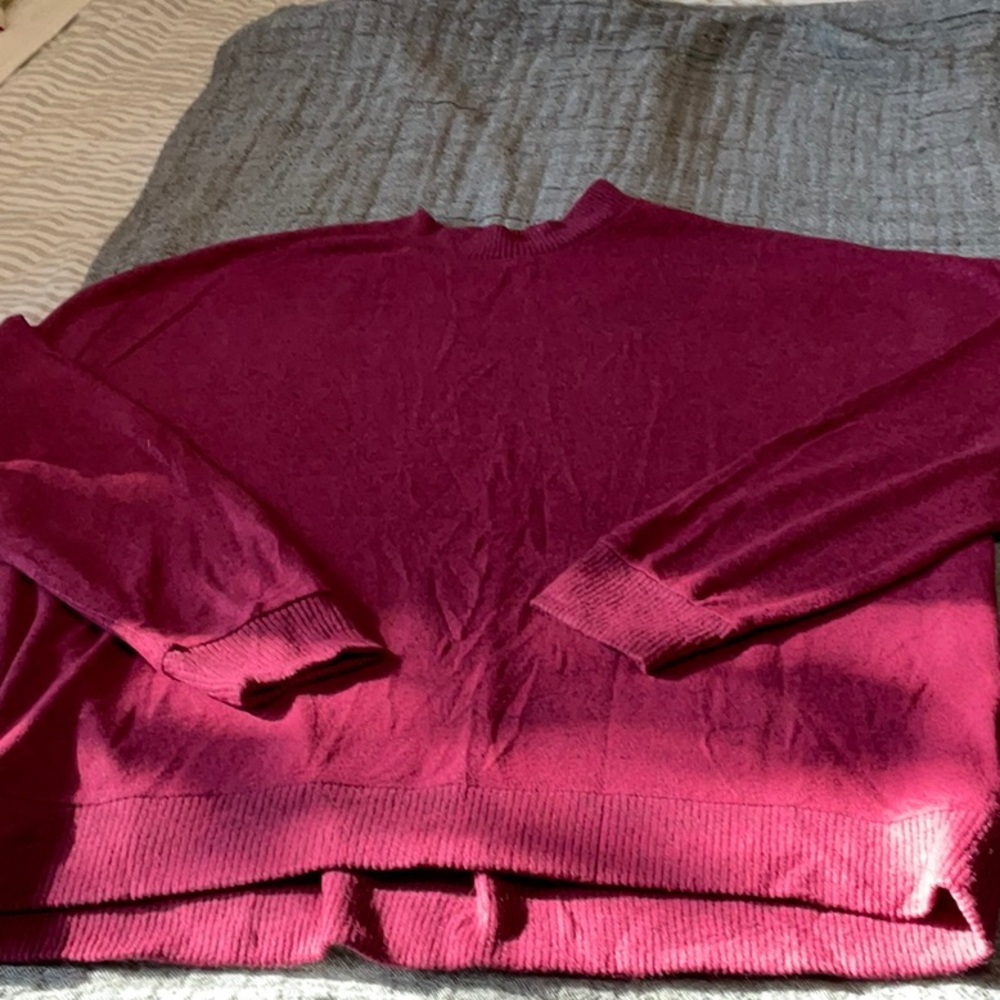 FIND Pink Heather Oversized Crew Neck Sweater XL